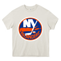 Cream Ny islanders Heavy Core Tee - linhVisuals