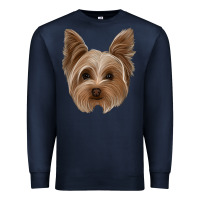 Navy yorkie Premium Sweatshirt - Jasminsmagicworld
