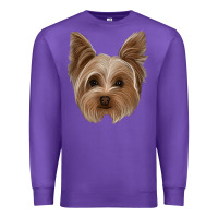 Purple yorkie Premium Sweatshirt - Jasminsmagicworld