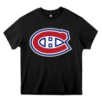 Black canadiens Heavy Core Tee - linhVisuals