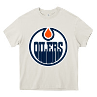 Cream oilers Heavy Core Tee - linhVisuals