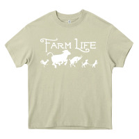 Mossy FARM LIFE ANIMAL Heavy Core Tee - linhVisuals