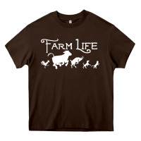 Farm Life Animal Heavy Core Tee | Teevron