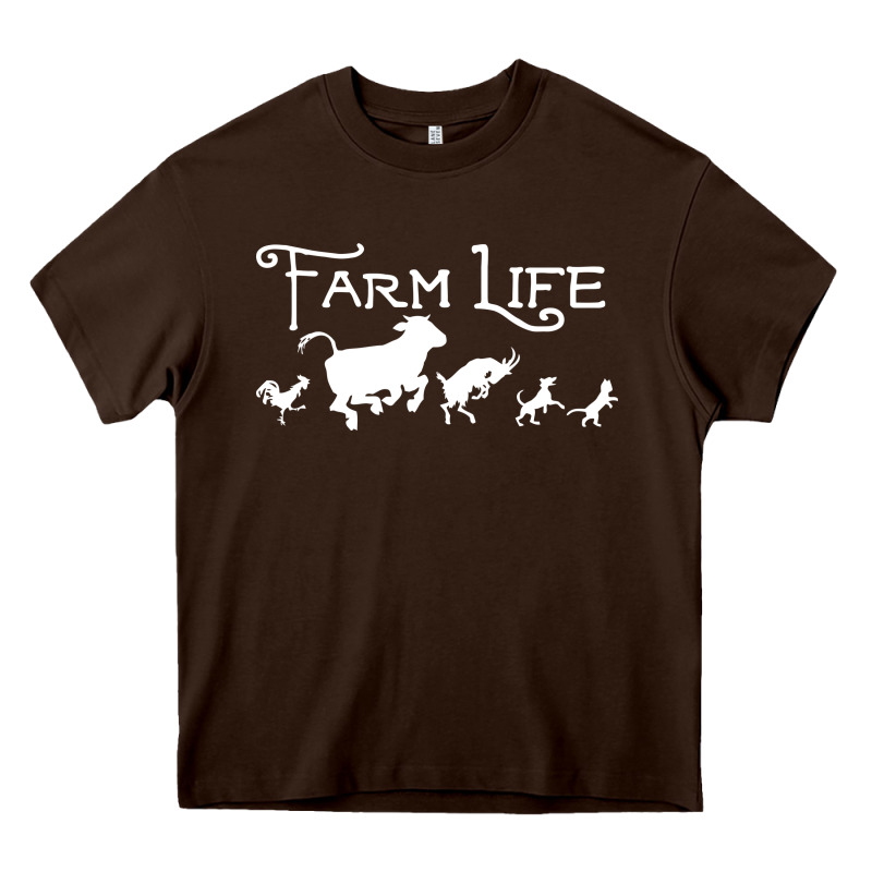 Farm Life Animal Heavy Core Tee by linhVisuals | Teevron