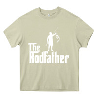 Mossy Fishing The Rodfather Heavy Core Tee - linhVisuals