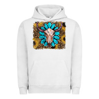 Pigment Lunar Rock leopard sunflowers and gemstone skull Urban Hoodie - RanaPortraitStore