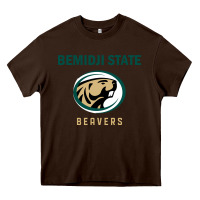 Chocolate Brown bemidji state beavers, gear Heavy Core Tee - linhVisuals