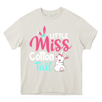 Cream little miss cottontail easter Heavy Core Tee - linhVisuals