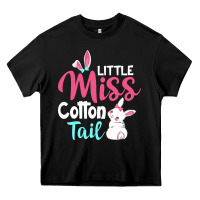 Black little miss cottontail easter Heavy Core Tee - linhVisuals