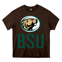 Chocolate Brown bemidji state beavers, bsu, gear Heavy Core Tee - linhVisuals