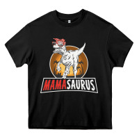 Black mamasaurus Heavy Core Tee - linhVisuals