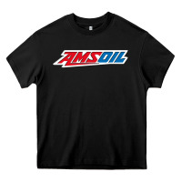 Black #amsoil Heavy Core Tee - linhVisuals