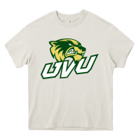 Cream UVU, education Heavy Core Tee - linhVisuals