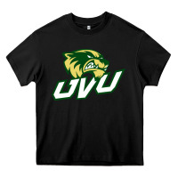 Black UVU, education Heavy Core Tee - linhVisuals