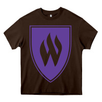 Chocolate Brown weber st, education Heavy Core Tee - linhVisuals
