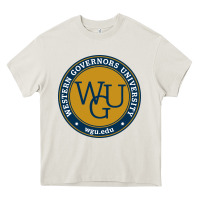 Cream wgu, studies in utah Heavy Core Tee - linhVisuals