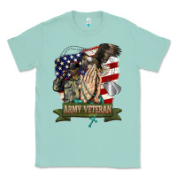 Seafoam army veteran  pray Classic Tee - BarkalooDesign
