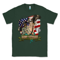 Sports Green army veteran  pray Classic Tee - BarkalooDesign