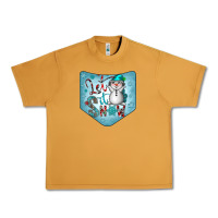 Peanut Butter Christmas Pocket Urban Heavy Tee - CowhideDigitalArt