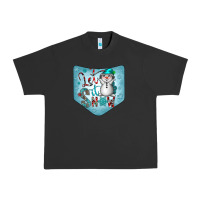 Pigment Black Christmas Pocket Urban Heavy Tee - CowhideDigitalArt