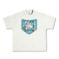 Pistachio Christmas Pocket Urban Heavy Tee - CowhideDigitalArt