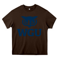 Chocolate Brown western, governors, education Heavy Core Tee - linhVisuals