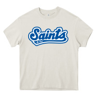 Cream st. paul saints Heavy Core Tee - linhVisuals