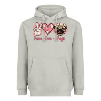 Moon Dust Peace Love Pugs Heavyweight Hoodie - Jasminsmagicworld