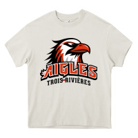 Cream trois rivières aigles Heavy Core Tee - linhVisuals
