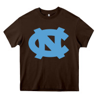 Chocolate Brown North Carolina Tar Heels Heavy Core Tee - linhVisuals