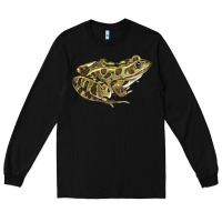 Black northern leopard frog Long Sleeve Tee - LillyAllenDesigns