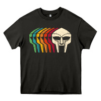Asphalt Retro Mask Doom Heavy Core Tee - linhVisuals