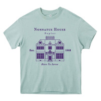 Arona nonnatus house  blue ink Heavy Core Tee - linhVisuals