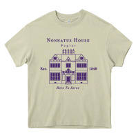 Mossy nonnatus house  blue ink Heavy Core Tee - linhVisuals