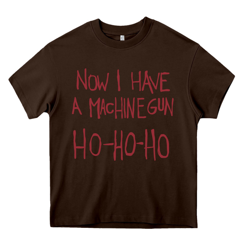 Now I Have A Machine Gun. Ho Ho Ho Heavy Core Tee by linhVisuals | Teevron