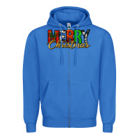 True Royal merry christmas western Zipper Hoodie - Jasminsmagicworld