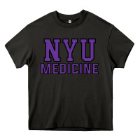 Asphalt nyu medicine Heavy Core Tee - linhVisuals