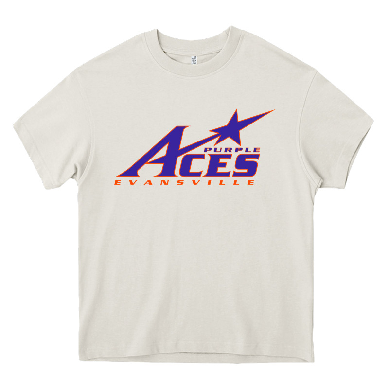 Evansville Purple Aces Heavy Core Tee by linhVisuals | Teevron