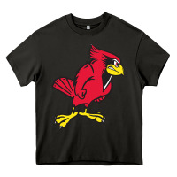 Asphalt illinois state redbirds Heavy Core Tee - linhVisuals