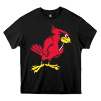 Black illinois state redbirds Heavy Core Tee - linhVisuals