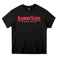 Black illinois state redbirds Heavy Core Tee - linhVisuals