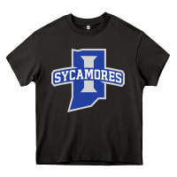Asphalt indiana state sycamores Heavy Core Tee - linhVisuals
