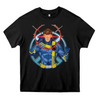 Black cyclops 2 Heavy Core Tee - linhVisuals