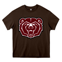 Chocolate Brown missouri state bears Heavy Core Tee - linhVisuals