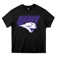 Black northern iowa panthers Heavy Core Tee - linhVisuals