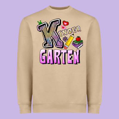 Kindergarten Heavyweight Sweatshirt Designed By Ranaportraitstore