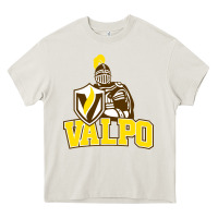 Cream valparaiso beacons Heavy Core Tee - linhVisuals