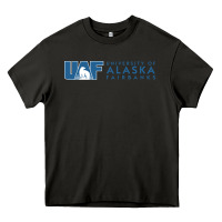 Asphalt University of Alaska Fairbanks Heavy Core Tee - linhVisuals