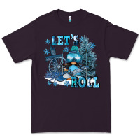 Plum let's roll Premium Tee - FaDigitalArtStudio