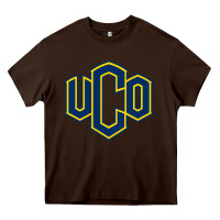 Chocolate Brown University of Central Oklahoma Heavy Core Tee - linhVisuals